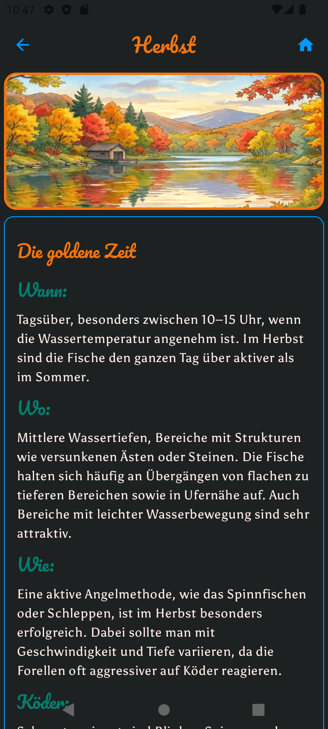 Herbst-Angeltipps